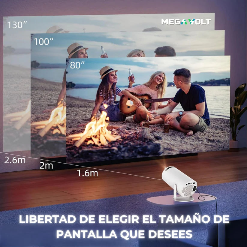 NovaBeam™ – Convierte cualquier muro en cine