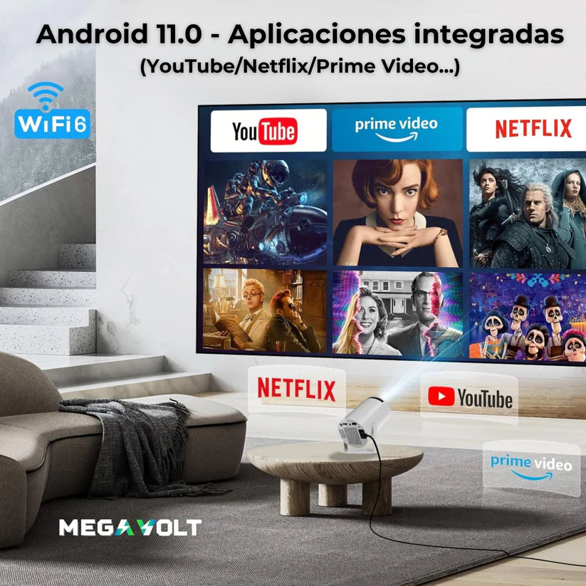 NovaBeam™ – Convierte cualquier muro en cine