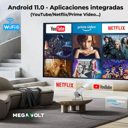 NovaBeam™ – Convierte cualquier muro en cine