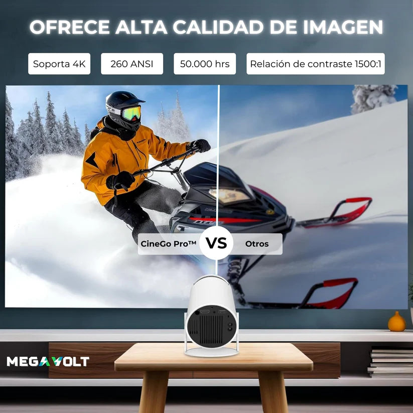 NovaBeam™ – Convierte cualquier muro en cine