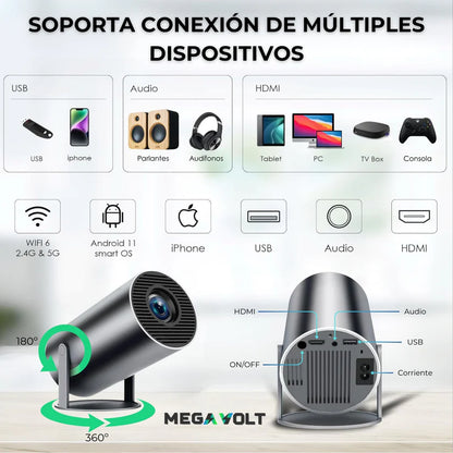 NovaBeam™ – Convierte cualquier muro en cine