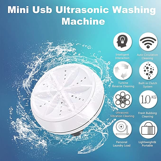 MINI LAVADORA USB ULTRASONICA