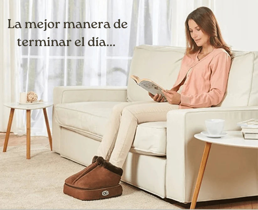 Calefactor de Pies Eléctrico con Masajeador