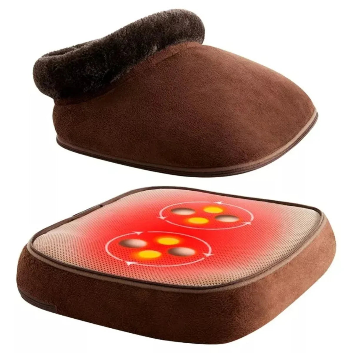 Calefactor de Pies Eléctrico con Masajeador