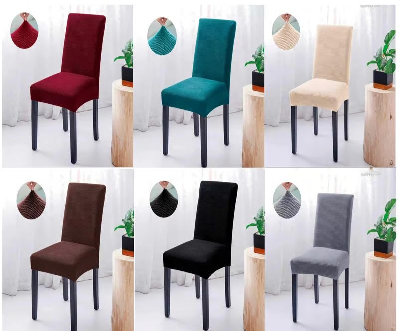 Fundas para Sillas Elasticadas – Pack de 6 | Renueva tu Comedor al Instante