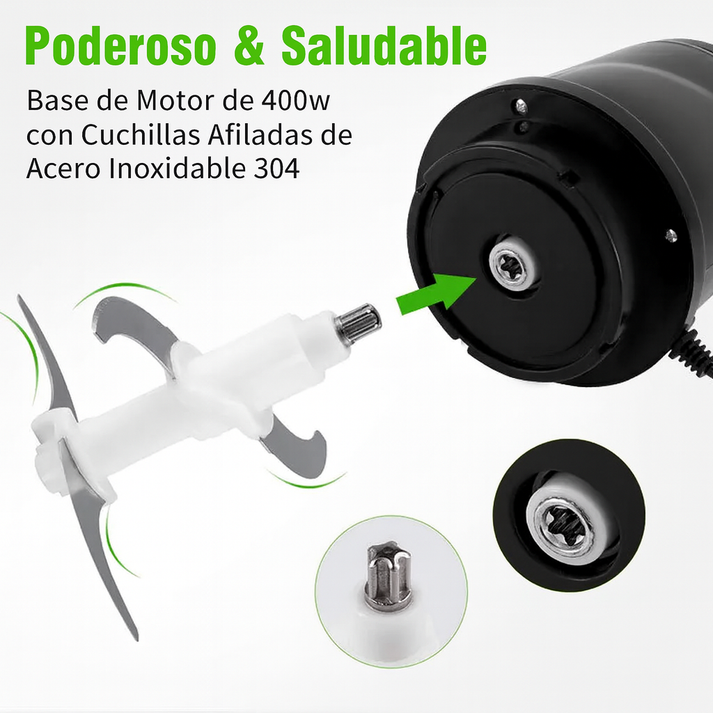 VortexChop™ - Picadora Electrica de dos velocidades