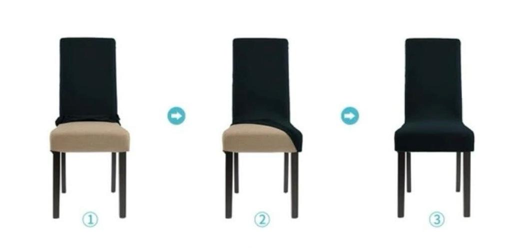 Fundas para Sillas Elasticadas – Pack de 6 | Renueva tu Comedor al Instante