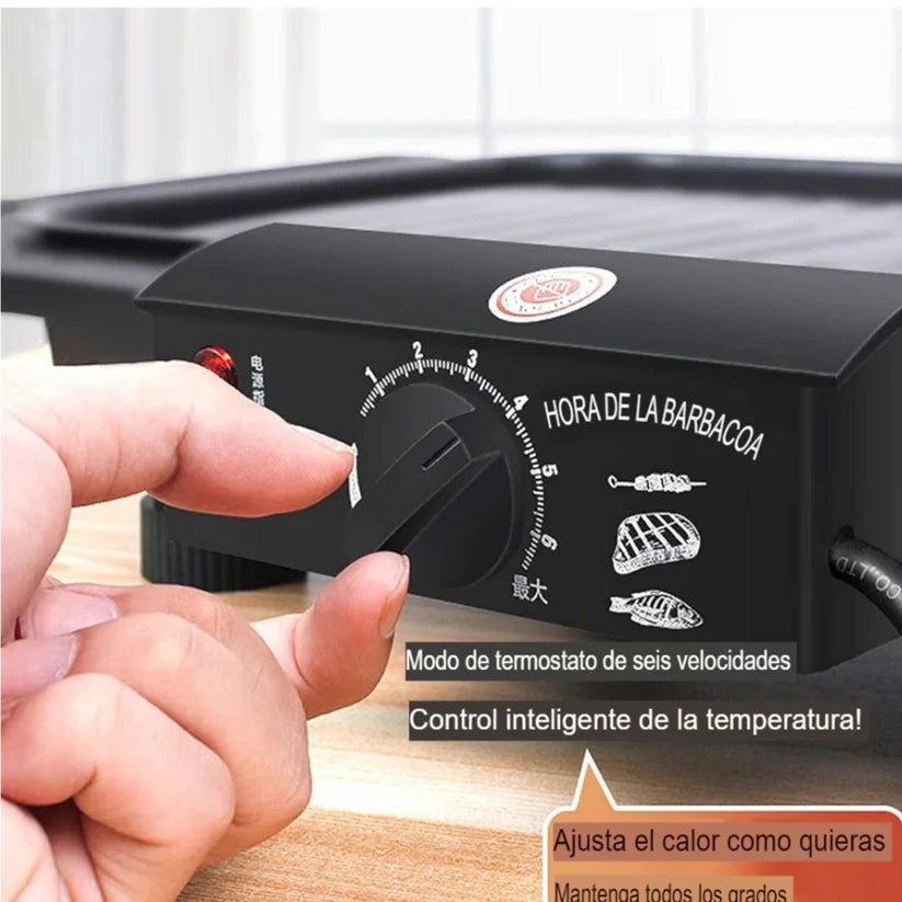 Plancha Eléctrica Zona BBQ + Hot Spot