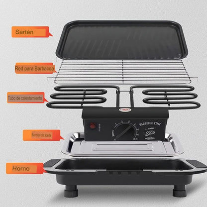 Plancha Eléctrica Zona BBQ + Hot Spot